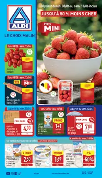 ALDI couverture de brochure