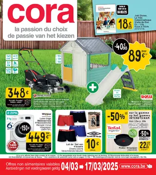 Cora couverture de brochure