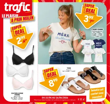 Trafic couverture de brochure