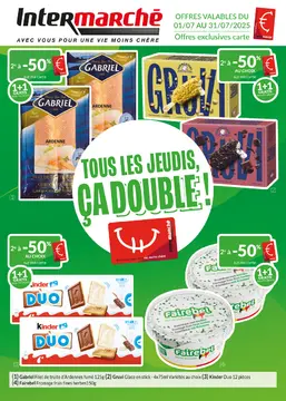 Intermarché couverture de brochure