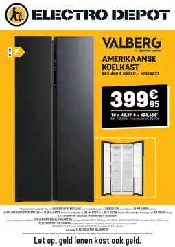 Electro Depot folder voorblad