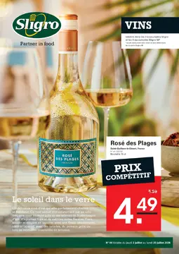 Sligro couverture de brochure