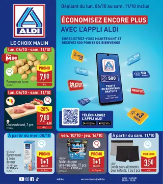 ALDI couverture de brochure