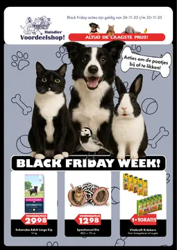 Huisdiervoordeelshop folder voorblad