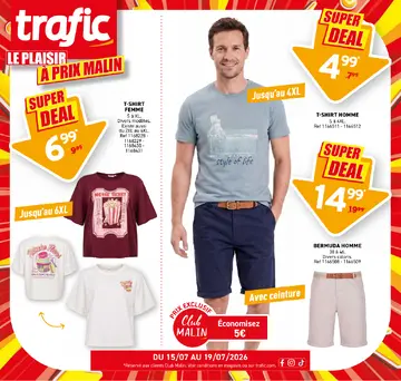 Trafic couverture de brochure