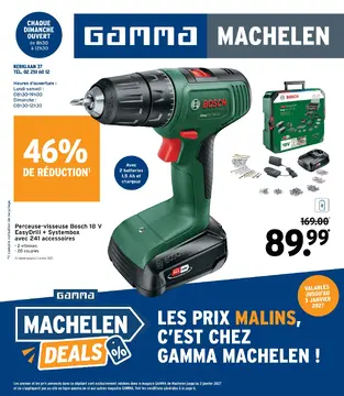 GAMMA Machelen couverture de brochure