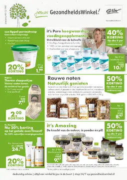 G&W GezondheidsWinkel folder voorblad