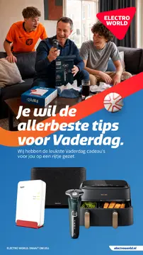 Electro World folder voorblad