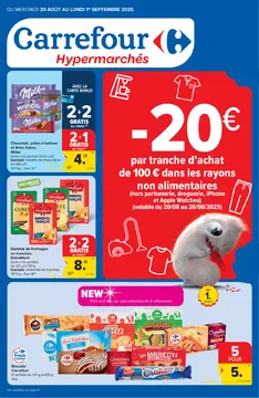 Carrefour couverture de brochure