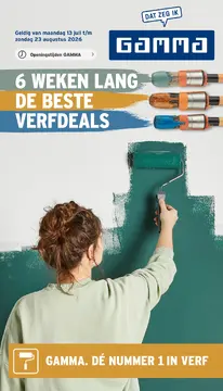 GAMMA Verfspecial folder voorblad