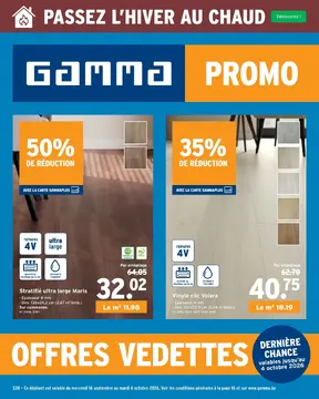 GAMMA couverture de brochure