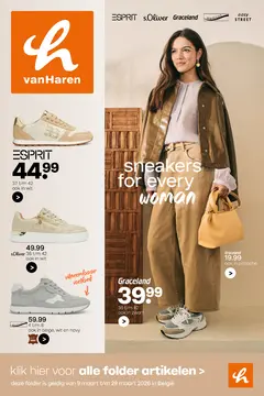 vanHaren Schoenen folder voorblad