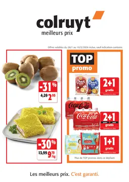 Colruyt couverture de brochure