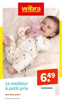 Wibra couverture de brochure