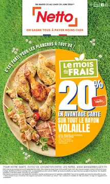 Netto couverture de brochure