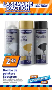 Action couverture de brochure