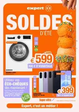 Expert couverture de brochure
