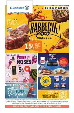 E.leclerc couverture de brochure