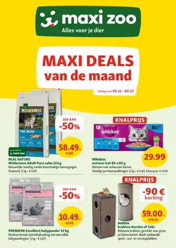 Maxi Zoo folder voorblad