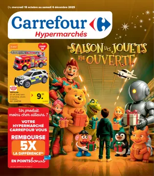 Carrefour couverture de brochure