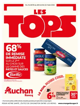 Auchan Roncq couverture de brochure