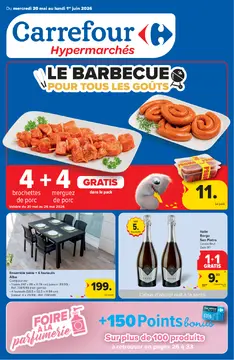 Carrefour couverture de brochure