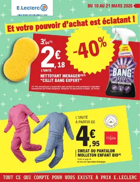 E.Leclerc couverture de brochure