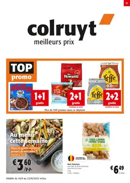 Colruyt couverture de brochure
