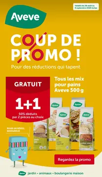 Aveve couverture de brochure