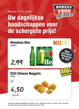 Budget Food folder voorblad