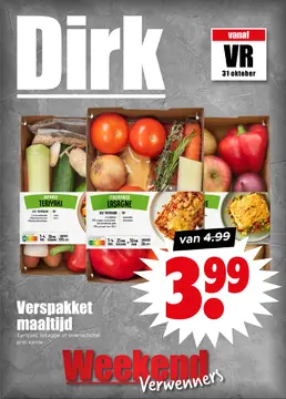 Dirk Weekendverwenners folder voorblad