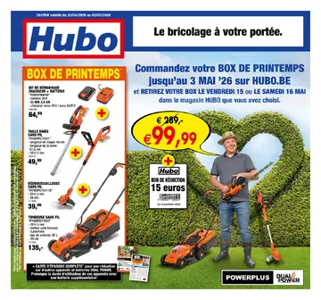 Hubo couverture de brochure