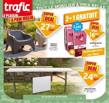Trafic couverture de brochure