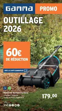 GAMMA Outillage couverture de brochure