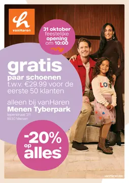vanHaren Schoenen folder voorblad