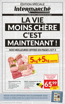 Intermarché couverture de brochure