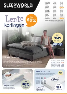 Sleepworld folder voorblad