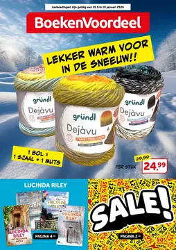 BoekenVoordeel folder voorblad