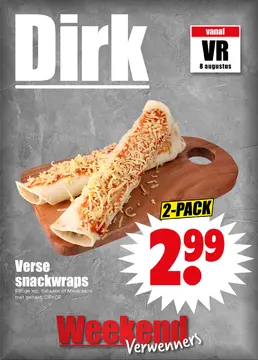 Dirk Weekendverwenners folder voorblad
