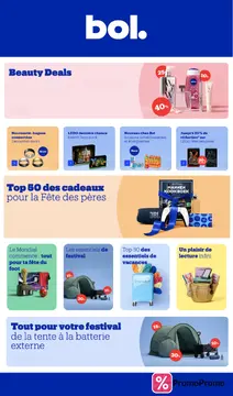 Bol.com couverture de brochure