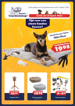 Huisdiervoordeelshop folder voorblad