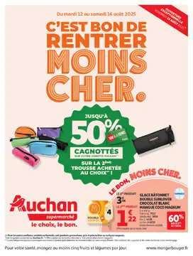 Auchan couverture de brochure