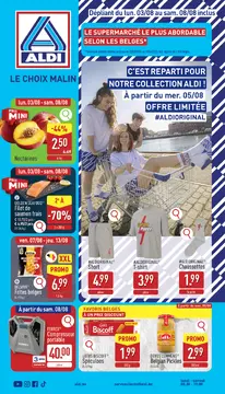 ALDI couverture de brochure