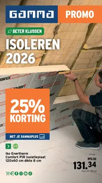 GAMMA Isoleren folder voorblad