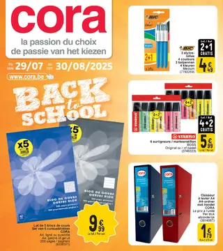 Cora couverture de brochure