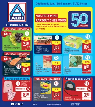 ALDI couverture de brochure