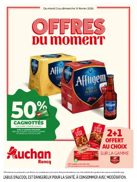 Auchan Roncq couverture de brochure