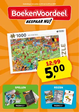 BoekenVoordeel folder voorblad