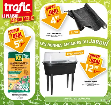 Trafic couverture de brochure