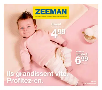 Zeeman couverture de brochure